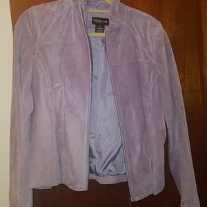 Style & Co Purple Suede jacket - New With tags